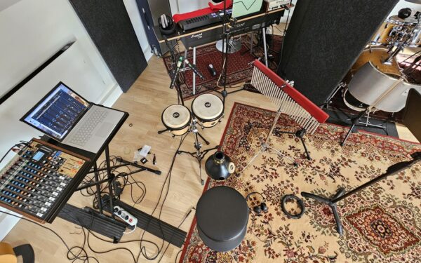 Recording Percussions for No One Came