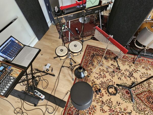 Recording Percussions for No One Came