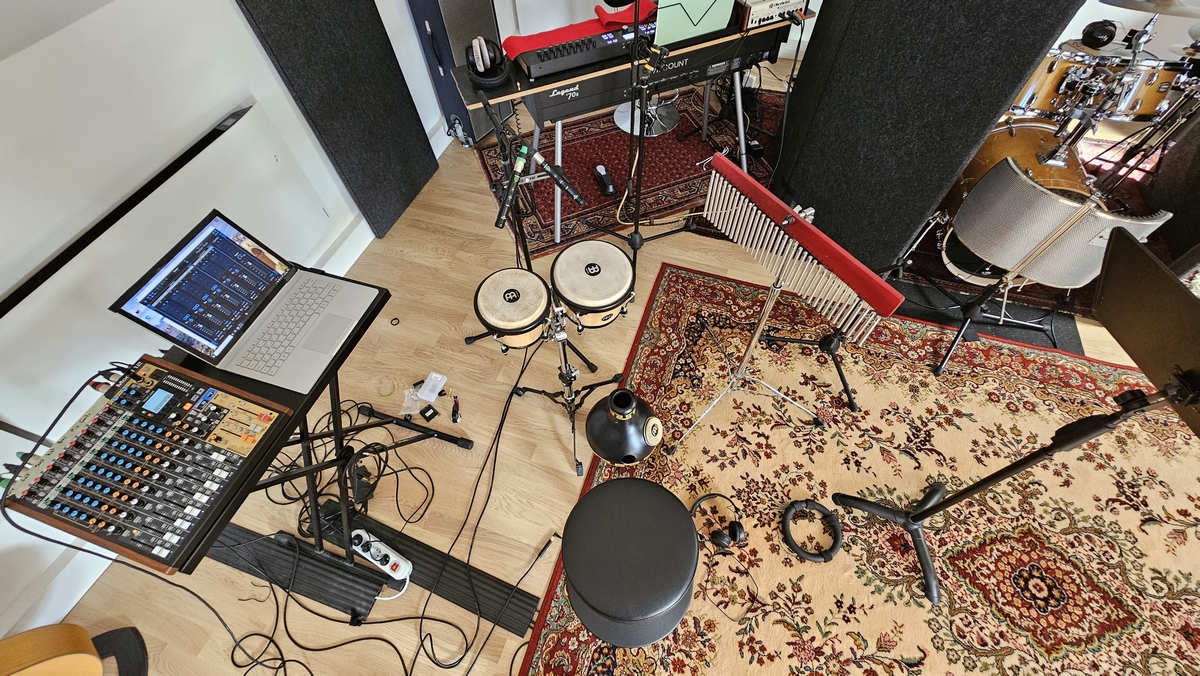 Recording Percussions for No One Came